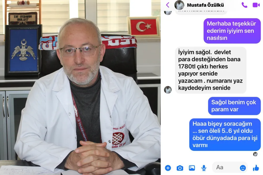   Doktor Osman, oyuna gelmedi: “Öbür dünyada da para işi var mı?”