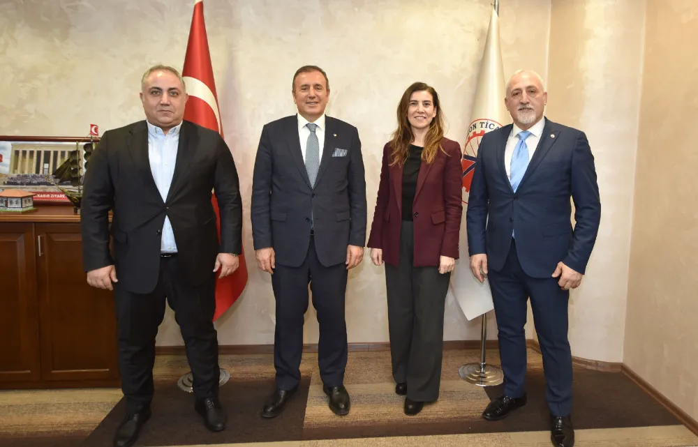 GARANTİ BANKASI YETKİLİLERİNDEN TTSO’YA ZİYARET