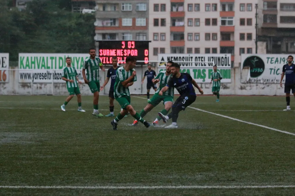 YILDIZLISPOR, SÜRMENE’DE 2-1 MAĞLUP OLDU