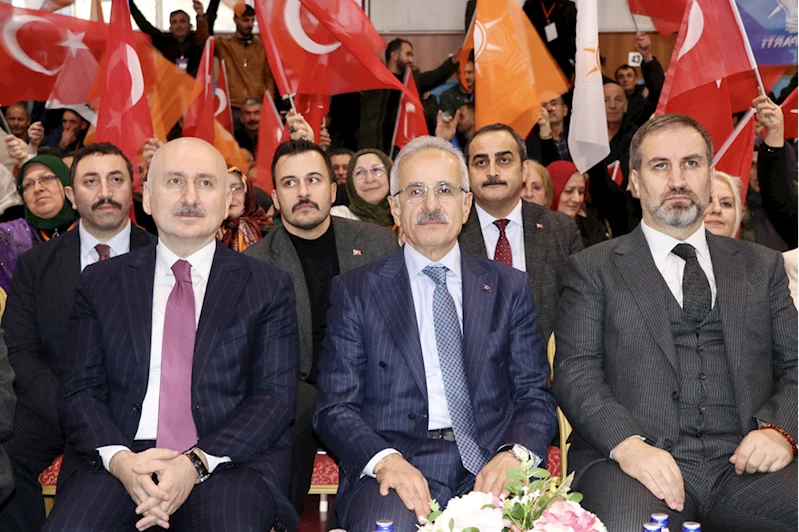 Ulaştırma ve Altyapı Bakanı Uraloğlu, AK Parti Akçaabat İlçe Kongresinde konuştu: