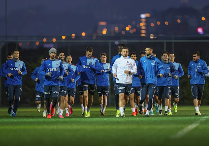 Trabzonspor, Pendikspor maçı hazırlıklarını sürdürdü