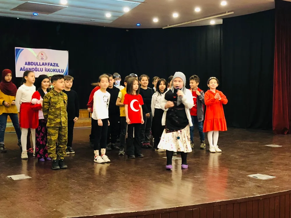 AĞANOĞLU İLKOKULU’NDAN 12 MART ETKİNLİĞİ
