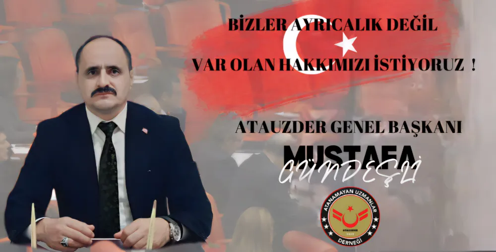 ESKİ UZMAN ÇAVUŞLAR KADERİNE TERKEDİLEMEZ