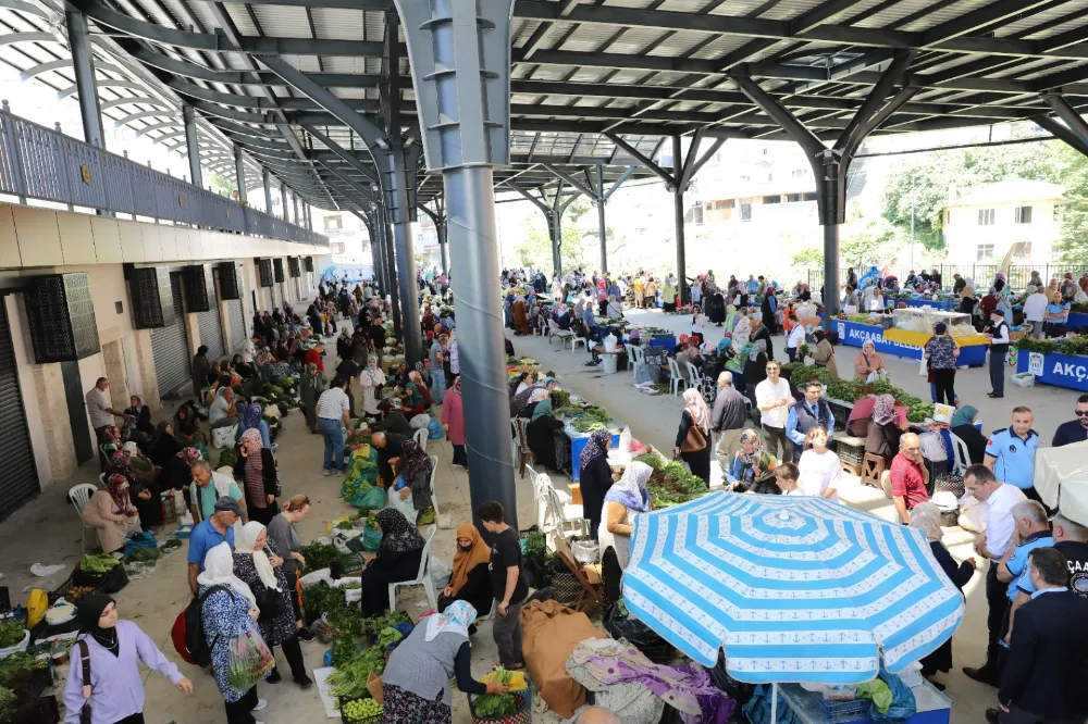 AKÇAABAT SALI (KADINLAR) PAZARI HİZMETE AÇILDI