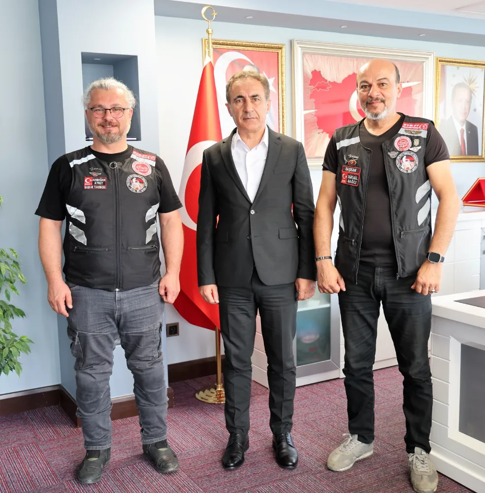 TRABZON MOTOSİKLET DERNEĞİNDEN İL MÜDÜRÜNE ZİYARET