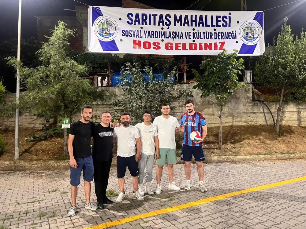 SARITAŞ’TA VOLEYBOL TURNUVASI