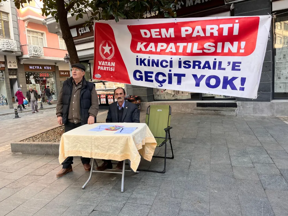 AKÇAABAT’TA ‘DEM PARTİ KAPATILSIN’ İMZA KAMPANYASI