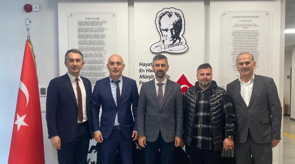 BAŞKAN YILMAZ’DAN SPOR LİSESİNE ZİYARET