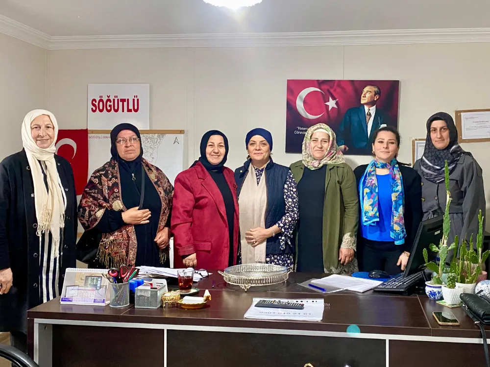 AK KADINLARDAN KADIN MUHTARLARA ZİYARET