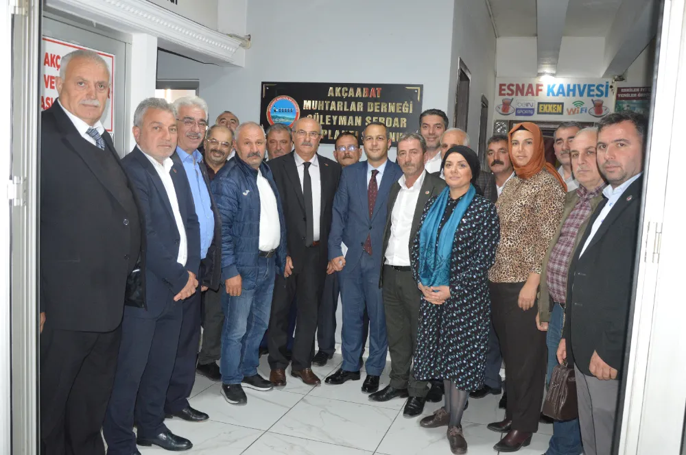ŞAHİNLER, MUHTARLARLA BİRLİK MESAJI VERDİ