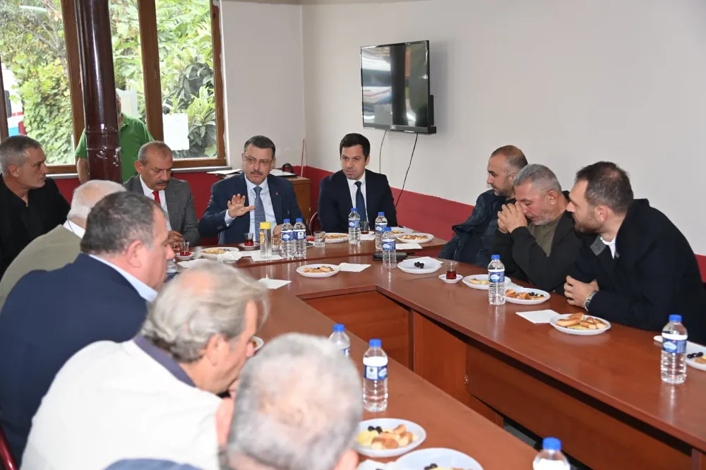 BAŞKAN GENÇ, ŞOFÖR ESNAFINI DİNLEDİ