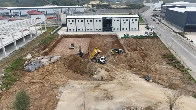 Giresun Teknopark ana idare binasının inşaat çalışmaları başladı