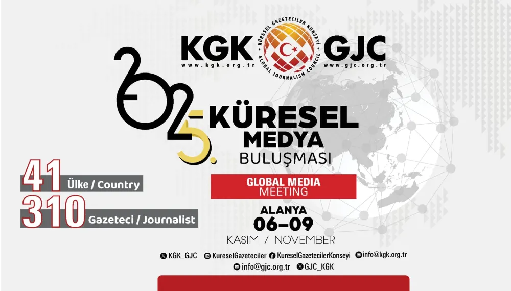KGK “5. KÜRESEL MEDYA BULUŞMASI” ALANYA’DA BAŞLIYOR