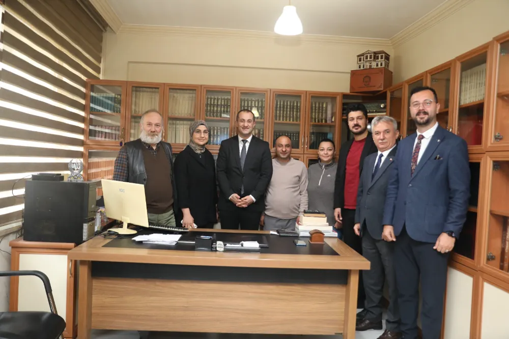 BAŞKAN EKİM’DEN YENİ HABER’E 35. YIL ZİYARETİ