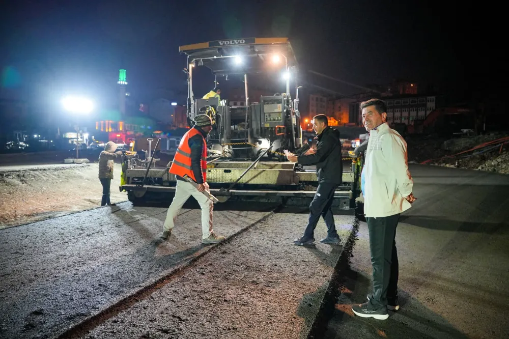 BAŞKAN KAYA, DEĞİRMENDERE KAVŞAĞINDA DENETİMDE