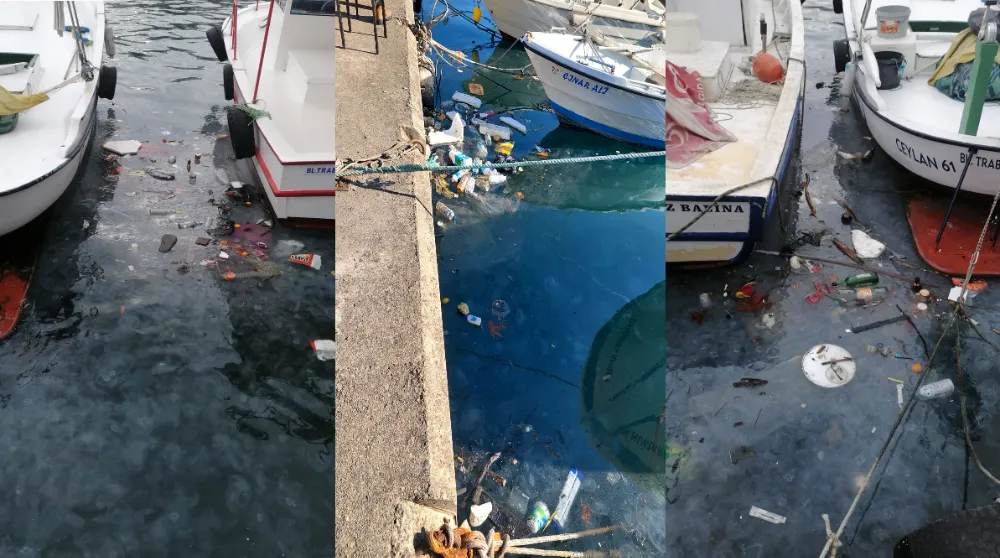 DENİZ ÇÖPLÜĞE DÖNDÜ