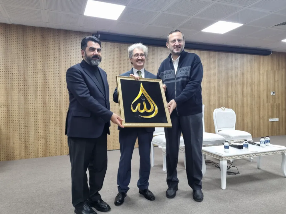 OSMAN EGİN DİN GÖREVLİLERİYLE BULUŞTU