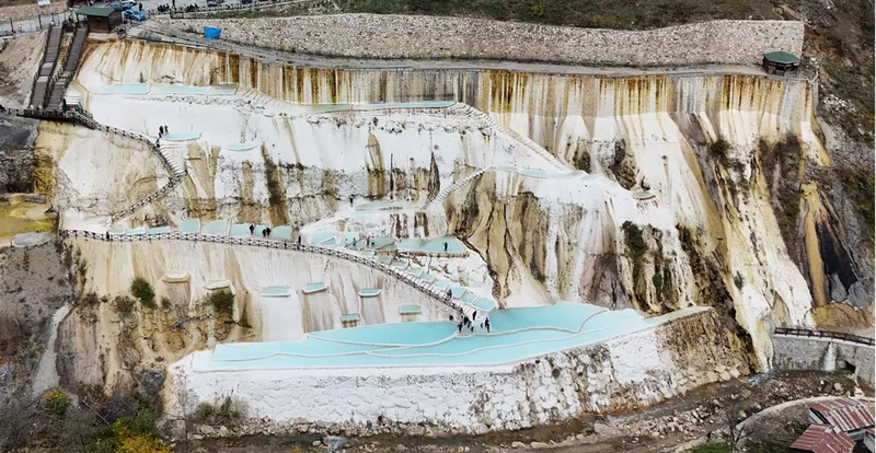 Göksu travertenlerini yaklaşık 350 bin kişi ziyaret etti