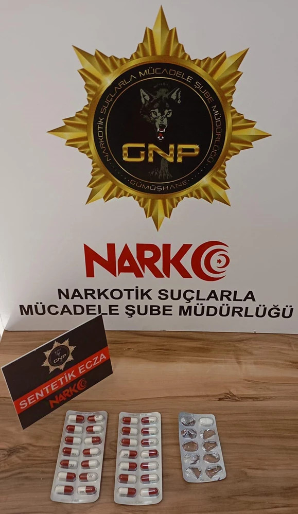Gümüşhane'de uyuşturucu operasyonunda 2 şüpheli tutuklandı