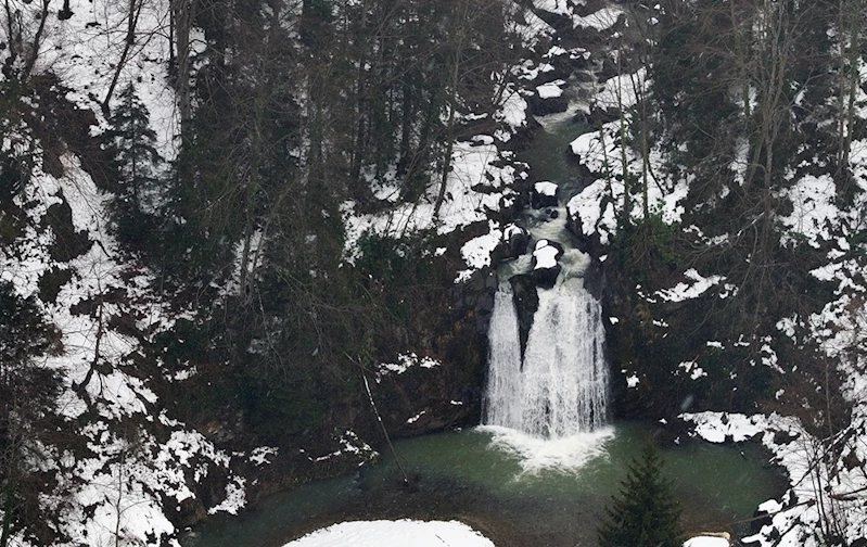 Doğu Karadeniz'de kar yağışı etkili oldu