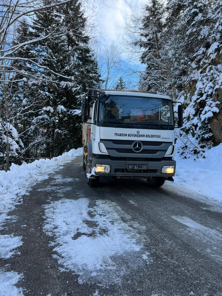 Trabzon Büyükşehir Belediyesinde karla mücadele hazırlıkları
