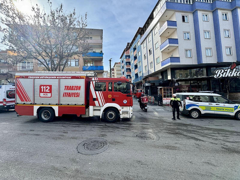 Trabzon'da evde çıkan yangında 1 kişi yaralandı