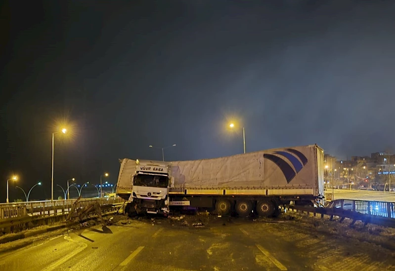 Trabzon'da zincirleme trafik kazasında 1 kişi yaralandı