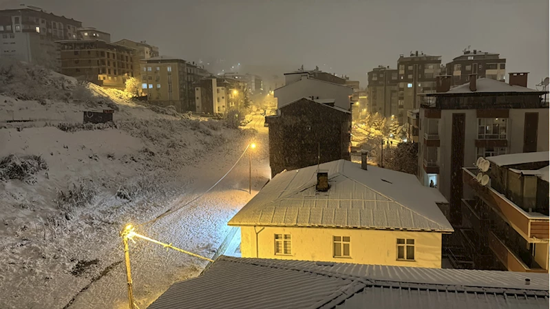 Trabzon'da kar yağışı etkili oluyor