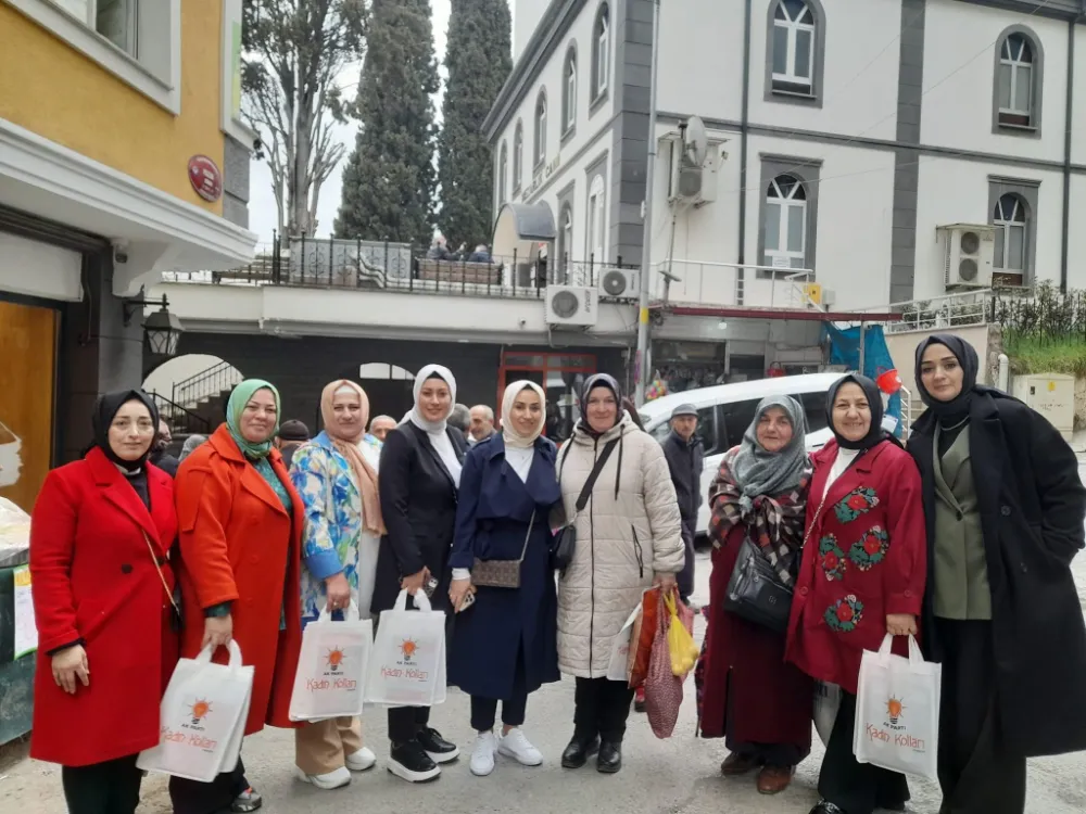 İL KADIN KOLLARI BAŞKANI CİHAN, AKÇAABAT’A ÇIKARMA YAPTI