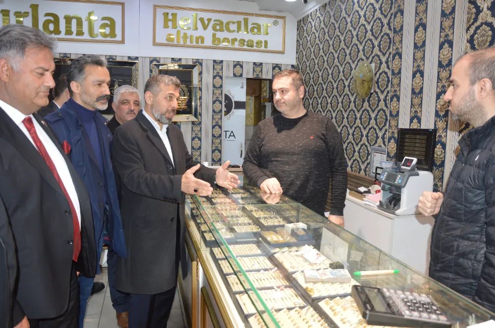ANAHTAR PARTİ YÖNETİCİLERİNDEN ESNAFA DAVET