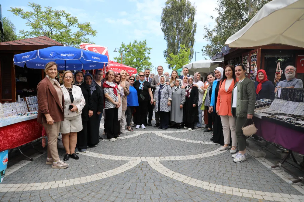 KADIN ESNAFLAR BAŞKANLA BULUŞTU
