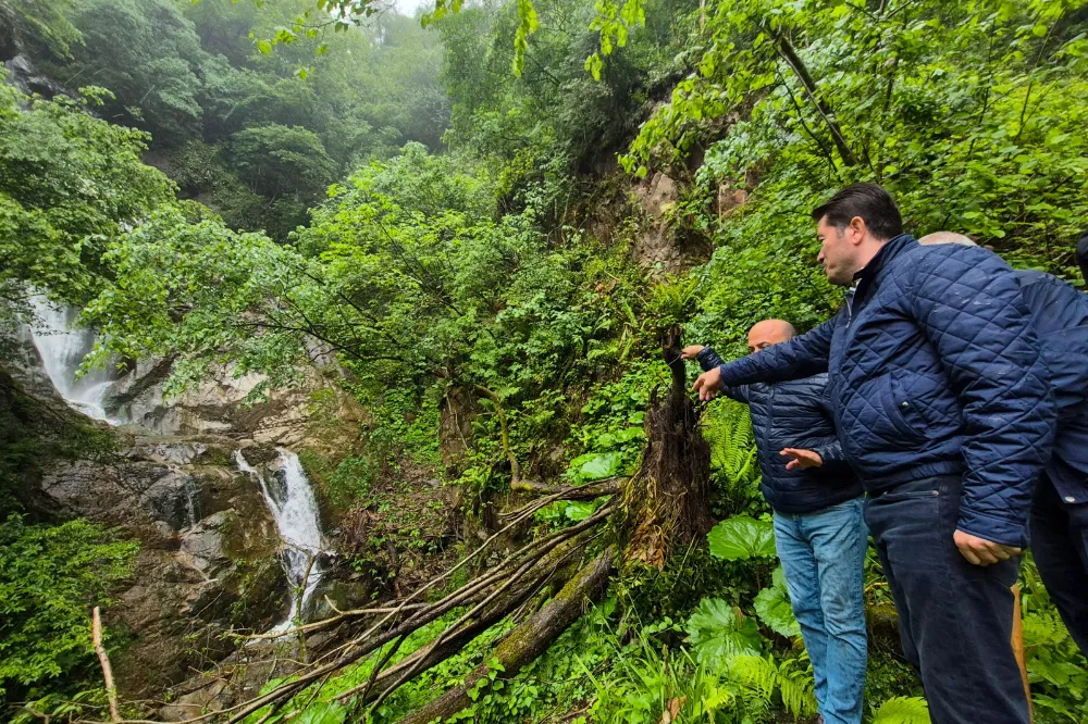 ÇAĞLAYAN ŞELALESİ’NDE YOL ÇALIŞMALARI BAŞLIYOR