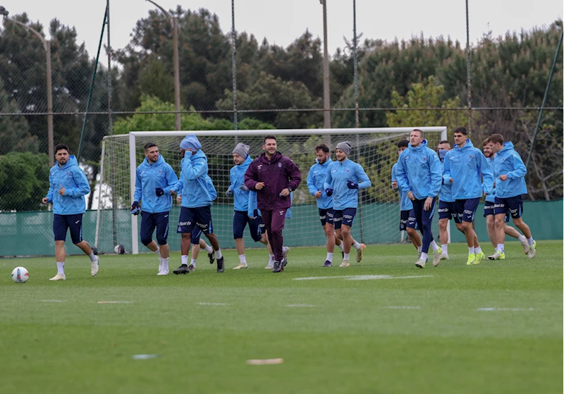 Trabzonspor, Kasımpaşa maçının hazırlıklarına devam etti