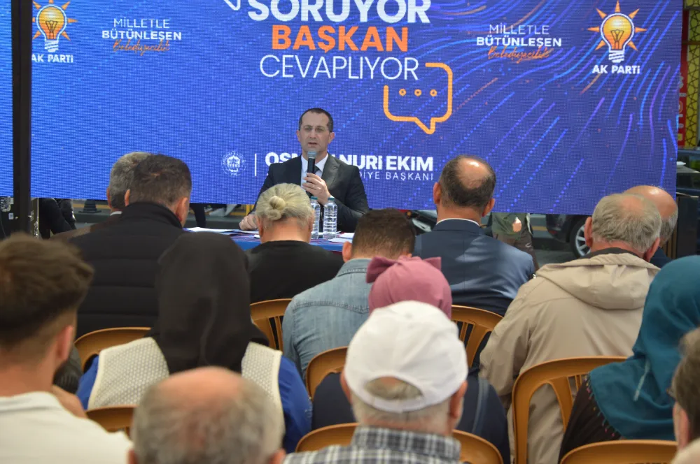 VATANDAŞ SORDU, BAŞKAN CEVAPLADI
