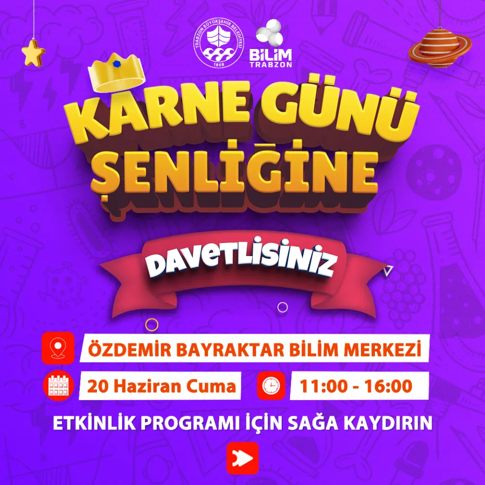 BÜYÜKŞEHİRDEN EĞLENCELİ KARNE GÜNÜ