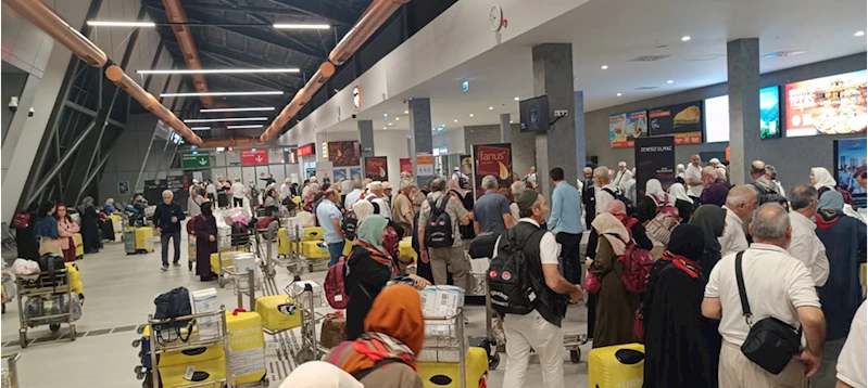 Hacı kafilesi kutsal topraklardan Trabzon