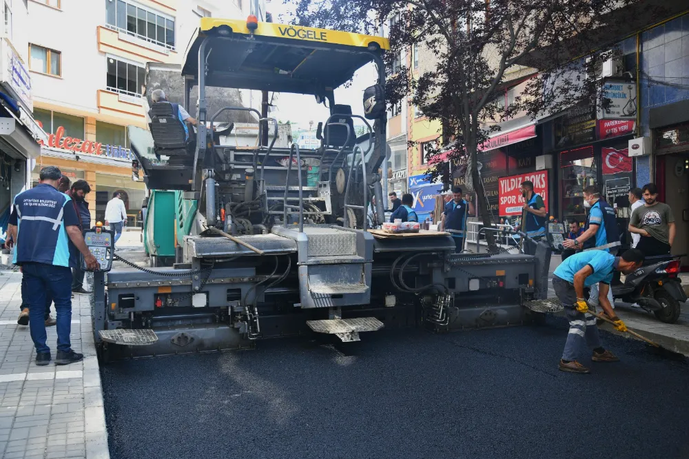 ORTAHİSAR’DA YOLLAR YENİLENİYOR