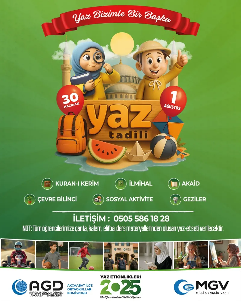 AGD YAZ ETKİNLİKLERİ BAŞLADI