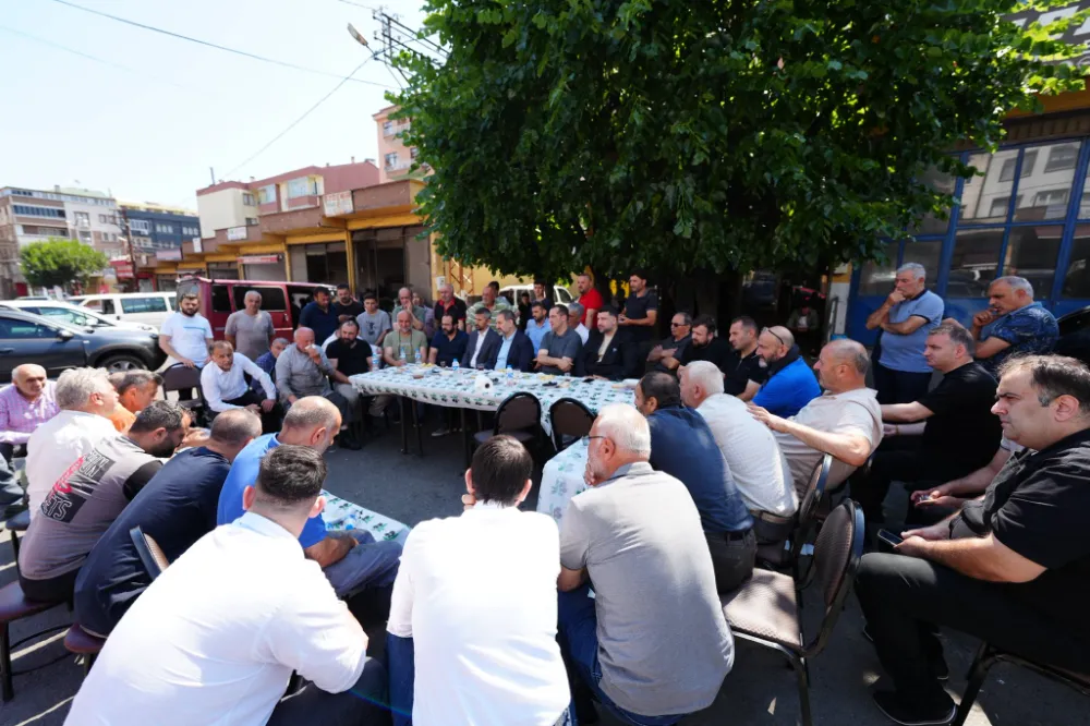 AK PARTİ HEYETİNDEN SANAYİ ESNAFINA ZİYARET