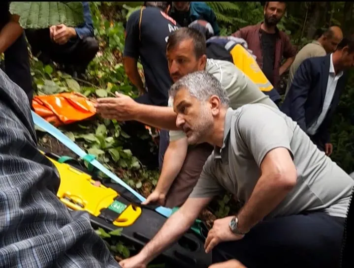 HIDIRNEBİ YAYLA YOLUNDA KAZA