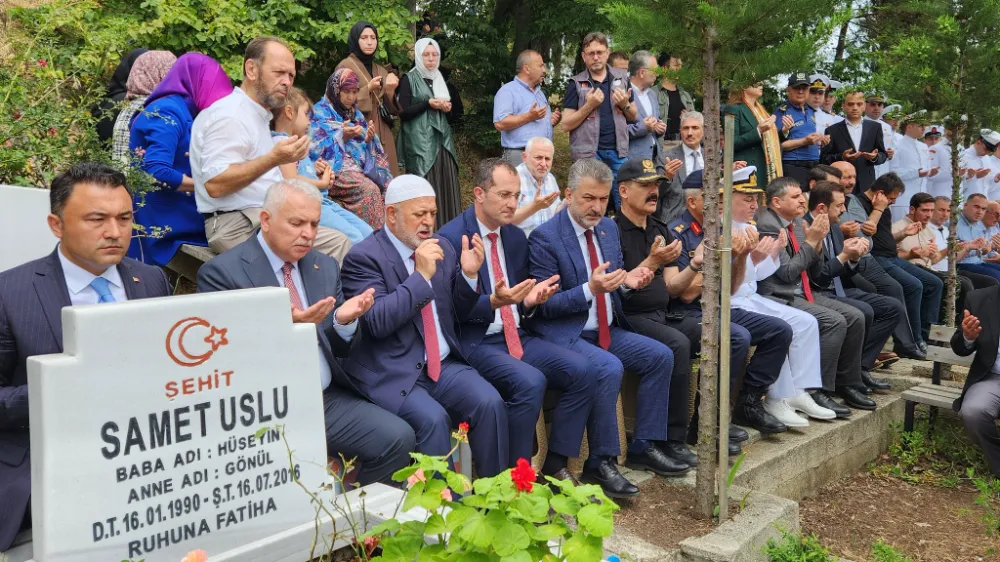 15 TEMMUZ ŞEHİDİ DUALARLA ANILDI