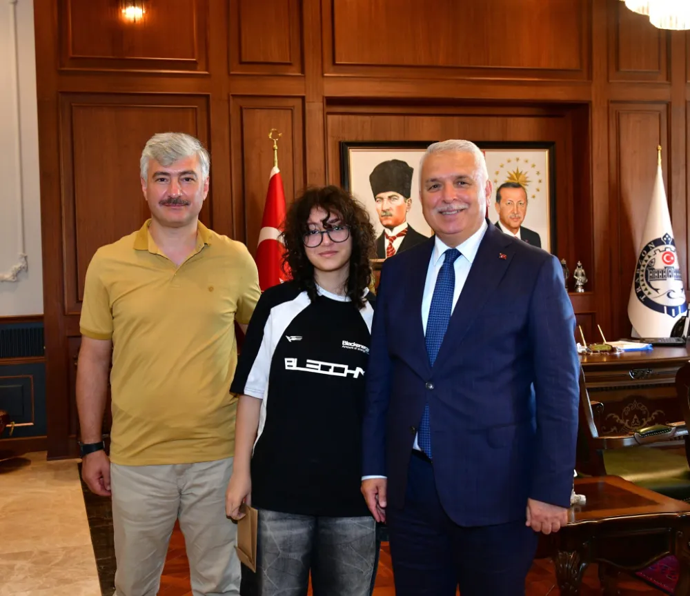 VALİ YILDIRIM’DAN AHSEN ERTEM’E TEBRİK