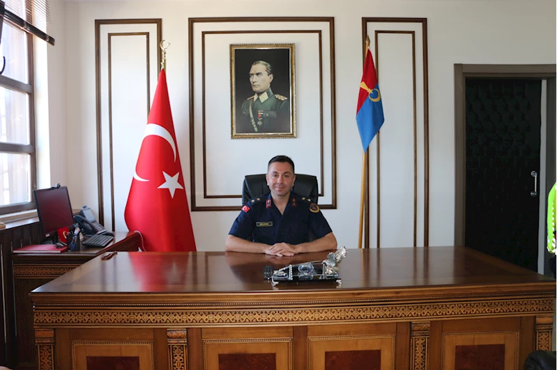 Of ilçe jandarma komutanı göreve başladı
