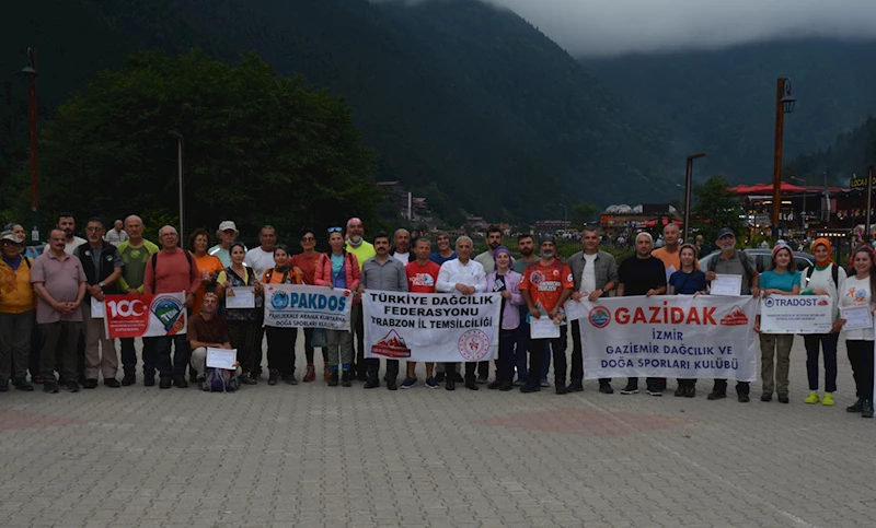 Trabzon'da "Uluslararası Demirkapı Dağcılık Şenliği" yapıldı