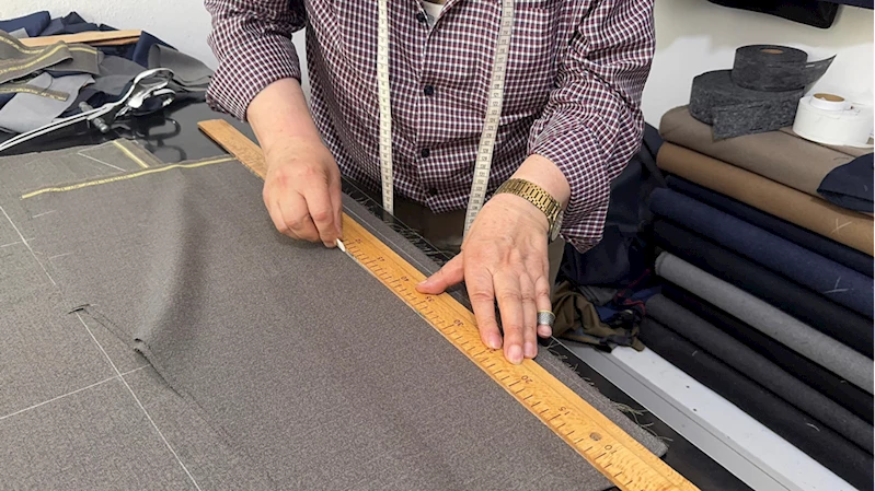 Giresunlu terzi mesleğini 59 yıldır sürdürüyor