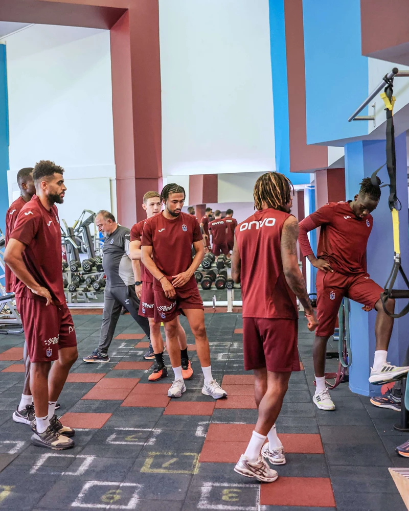 Trabzonspor, yeni sezon hazırlıklarını sürdürdü 