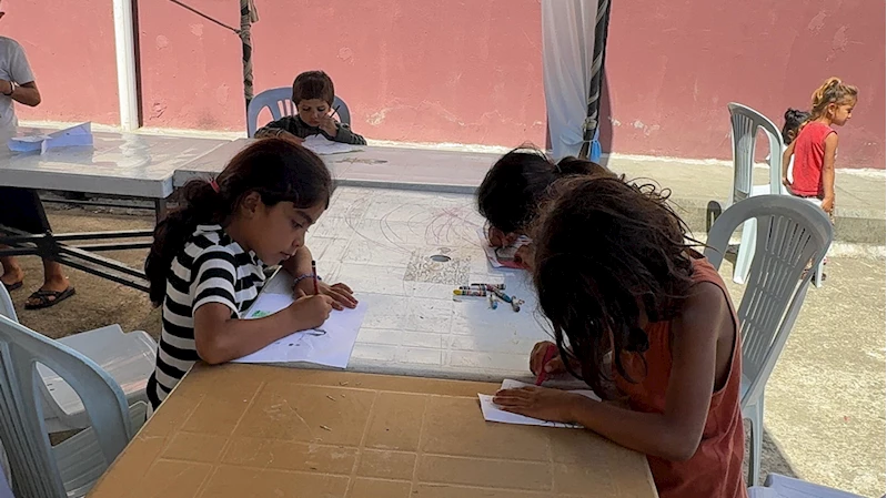 Giresun’da mevsimlik tarım işçilerinin çocuklarının yüzü, eğitici ve eğlendirici etkinliklerle gülüyor