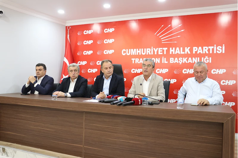 CHP heyeti, saha çalışmaları kapsamında Trabzon