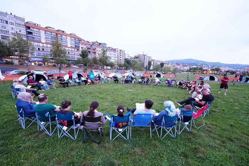 AİLELER VE ÇOCUKLAR KAMPTA BULUŞTU