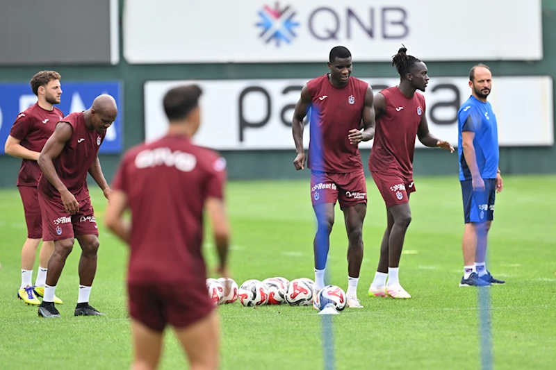 Trabzonspor, Kocaelispor maçı hazırlıklarını sürdürdü